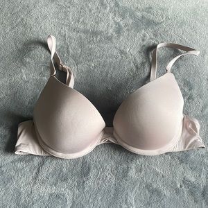 Light Beige Aerie Push-Up Bra